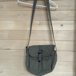 Army green Uni sex cross body satchel